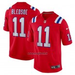Maglia NFL Game New England Patriots Drew Bledsoe Retired Alternato Rosso