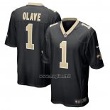 Maglia NFL Game New Orleans Saints 2022 NFL Draft First Nero