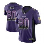 Maglia NFL Limited Baltimore Ravens Ed Reed Viola 2018 Rush Drift Fashion