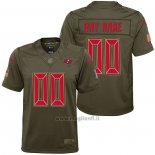 Maglia NFL Limited Bambino Tampa Bay Buccaneers Personalizzate Salute To Service Verde