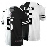 Maglia NFL Limited Denver Broncos Flacco White Black Split