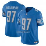 Maglia NFL Limited Detroit Lions Aidan Hutchinson Vapor F.u.s.e. Blu