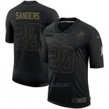 Maglia NFL Limited Detroit Lions Sanders 2020 Salute To Service Nero