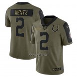Maglia NFL Limited Indianapolis Colts Carson Wentz 2021 Salute To Service Verde