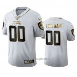 Maglia NFL Limited Jacksonville Jaguars Personalizzate Golden Edition Bianco