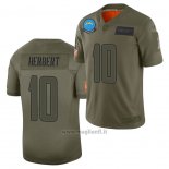 Maglia NFL Limited Los Angeles Chargers Justin Herbert 2019 Salute To Service Verde