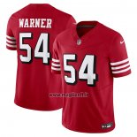 Maglia NFL Limited San Francisco 49ers Fred Warner Vapor F.u.s.e. Rosso