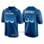 Maglia NFL Pro Bowl Carolina Panthers 59 Luke Kuechly Nfc 2018 Blu