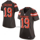 Maglia NFL Game Donna Cleveland Browns Coleman Marronee