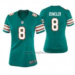 Maglia NFL Game Donna Miami Dolphins Brock Osweiler Throwback Verde