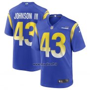 Maglia NFL Game Los Angeles Rams John Johnson III Blu