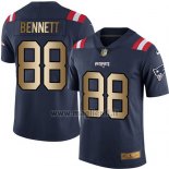 Maglia NFL Gold Legend New England Patriots Bennett Profundo Blu