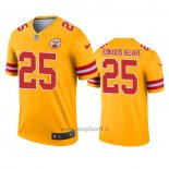 Maglia NFL Legend Kansas City Chiefs Clyde Edwards Helaire Inverted Or