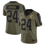 Maglia NFL Limited Cleveland Browns Nick Chubb 2021 Salute To Service Verde