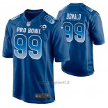 Maglia NFL Limited Los Angeles Rams Aaron Donald 2019 Pro Bowl Blu