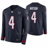 Maglia NFL Therma Manica Lunga Houston Texans Deshaun Watson Blu