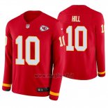 Maglia NFL Therma Manica Lunga Kansas City Chiefs Tyreek Hill Rosso