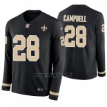 Maglia NFL Therma Manica Lunga New Orleans Saints Christian Campbell Nero