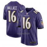 Maglia NFL Game Baltimore Ravens Tylan Wallace Viola