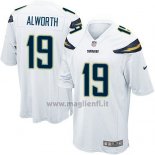 Maglia NFL Game Bambino Los Angeles Chargers Alworth Bianco