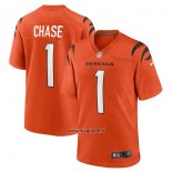 Maglia NFL Game Cincinnati Bengals Ja Marr Chase Arancione