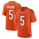 Maglia NFL Game Cincinnati Bengals Tee Higgins Alternato Arancione