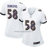 Maglia NFL Game Donna Baltimore Ravens Dumervil Bianco
