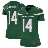 Maglia NFL Game Donna New York Jets 14 Sam Darnold Verde