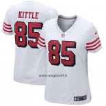 Maglia NFL Game Donna San Francisco 49ers George Kittle Alternato Bianco