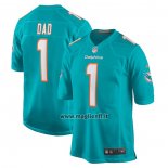 Maglia NFL Game Miami Dolphins Number 1 Dad Verde
