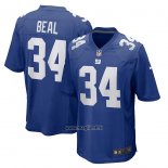 Maglia NFL Game New York Giants Sam Beal 34 Blu