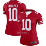 Maglia NFL Legend Donna San Francisco 49ers Jimmy Garoppolo Rosso