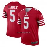 Maglia NFL Legend San Francisco 49ers Trey Lance Rosso2