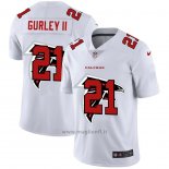 Maglia NFL Limited Atlanta Falcons Gurley Ii Logo Dual Overlap Bianco
