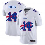Maglia NFL Limited Buffalo Bills Diggs Logo Dual Overlap Bianco
