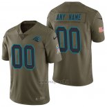 Maglia NFL Limited Carolina Panthers Personalizzate 2017 Salute To Service Verde