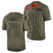 Maglia NFL Limited Tampa Bay Buccaneers Tristan Wirfs 2019 Salute To Service Verde