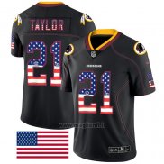 Maglia NFL Limited Washington Commanders Taylor Rush USA Flag Nero