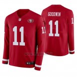 Maglia NFL Therma Manica Lunga San Francisco 49ers Marquise Goodwin Rosso