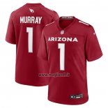 Maglia NFL Game Arizona Cardinals Kyler Murray 1 Rosso