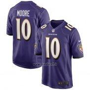 Maglia NFL Game Baltimore Ravens Chris Moore Viola