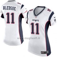 Maglia NFL Game Donna New England Patriots Bledsoe Bianco