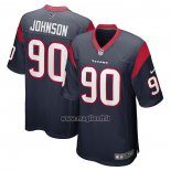 Maglia NFL Game Houston Texans Jaleel Johnson 90 Blu