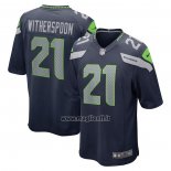 Maglia NFL Game Seattle Seahawks Devon Witherspoon 2023 NFL Draft First Round Pick Blu