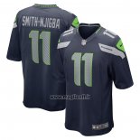 Maglia NFL Game Seattle Seahawks Jaxon Smith-njigba 2023 NFL Draft First Round Pick Blu