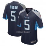 Maglia NFL Game Tennessee Titans Kevin Hogan Home Blu