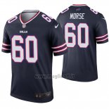 Maglia NFL Legend Buffalo Bills 60 Mitch Morse Inverted Blu
