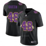 Maglia NFL Limited Baltimore Ravens Queen Logo Dual Overlap Nero