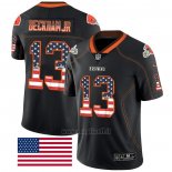 Maglia NFL Limited Cleveland Browns Beckham JR Rush USA Flag Nero