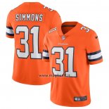 Maglia NFL Limited Denver Broncos Justin Simmons Alternato Vapor Arancione